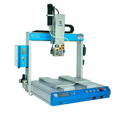 雙頭雙平臺自動點膠機