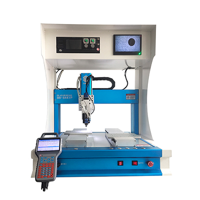 八部桌面式高速噴膠機四軸雙旋轉(zhuǎn)自動噴膠機貼片電感全自動噴膠機