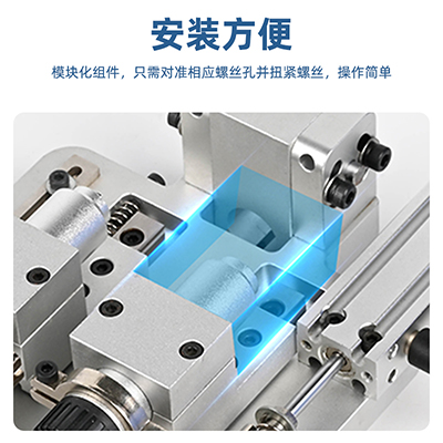 516雙頭烙鐵組件雙頭氣動切換焊錫機(jī)烙鐵固定組件雙烙鐵咀切換咀