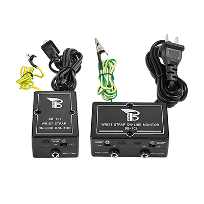 八部科技BB-101手環(huán)報(bào)警器BB-102雙工位一拖二靜電環(huán)在線報(bào)警器